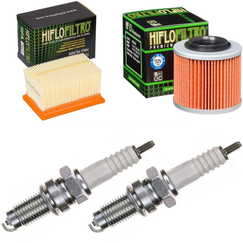 Luftfilter Ölfilter Zündkerzen für F 650 650 GS Dakar Baujahr 2004-2008 Doppelzündung Servicekit von pamoto