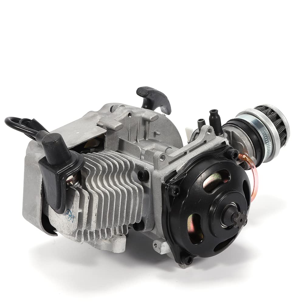 3PS 2 Takt Motor, Mini Pocket Bike Motor 49ccm Motor 7000 U/min für 49CC Zweitakt Motorräder Ersatzteil geeignet für Freizeit und Outdoor Nutzung von panfudongk