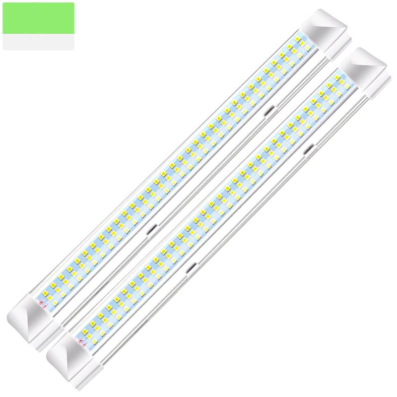 papasbox 2x 108 LED Innenraumbeleuchtung Auto LED, Innenbeleuchtung 12 Volt LED Lampe 12V Lichtleiste Beleuchtung, 9W Leiste Innenleuchte Interior, Leuchtstofflampe für Küche Camping Wohnmobil Boot von papasbox