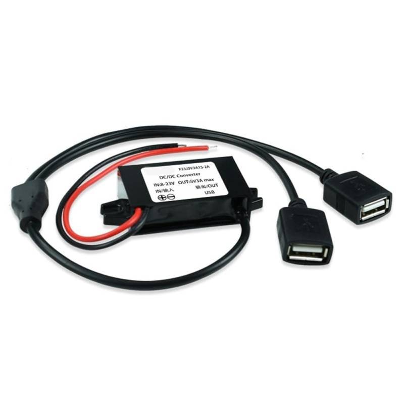 pawlickio 12V (8-23V) auf 5V 3A Buchse USB DC Auto Stromwandler Spannungsregler DC Modul Auto Motorrad Ladegerät Adapter Ersatzzubehör von pawlickio