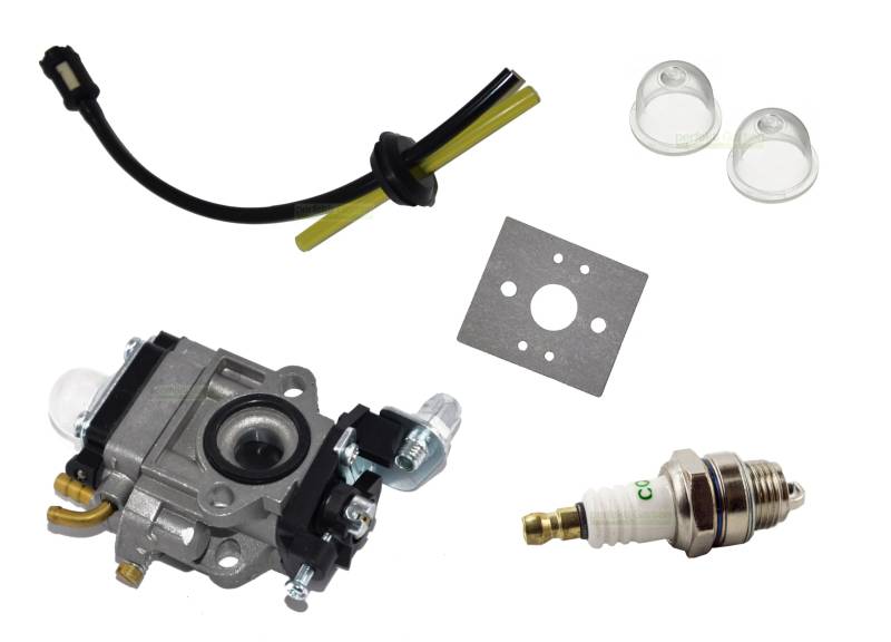 Vergaser Set kompatibel mit 23-26 ccm Einhell AL-KO ALKO Atika Fuxtec Motorsense Heckenschere von perfektGarten