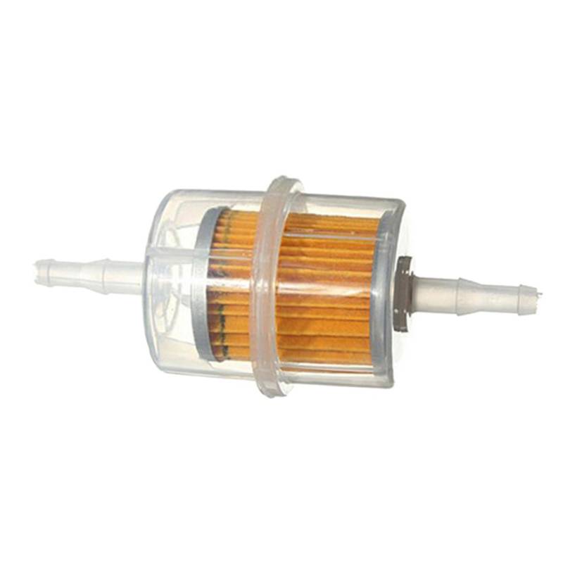 perfk Benzin Inline Kraftstofffilter Gas-Kraftstofffilter Universal-Benzinfilter Passend für 6mm 8mm von perfk