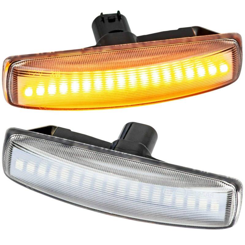 phil trade LED SEITENBLINKER kompatibel für LR Discovery III, Freelander II, RR Sport | KLARGLAS 72106 von phil trade