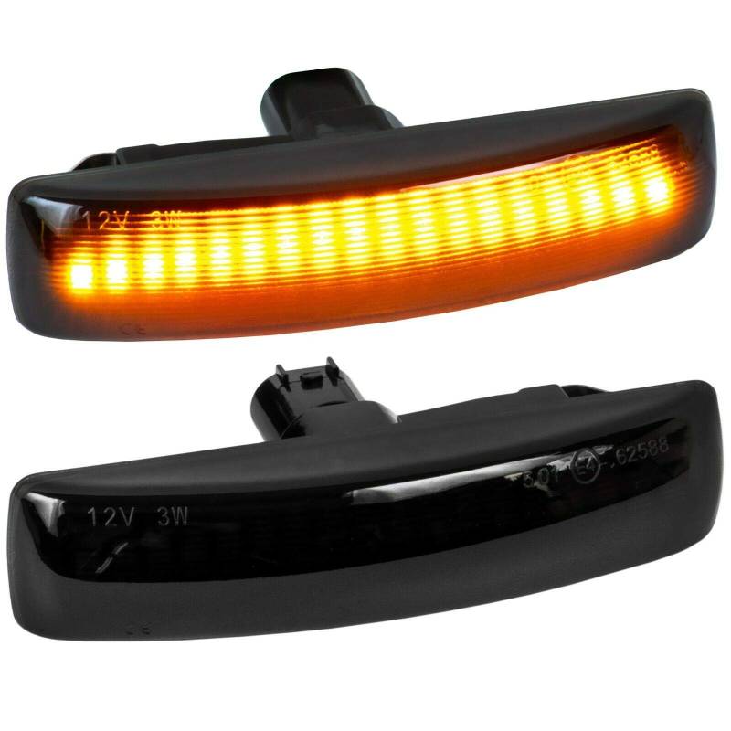 phil trade LED SEITENBLINKER schwarz kompatibel für LR Discovery III, Freelander II, RR Sport |72106-1 von phil trade