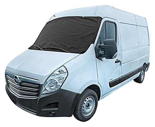 pitshop24 Wohnmobil, Lieferwagenabdeckung, Multivanabdeckung, Eisschutzfolie, Frontscheibenabdeckung kompatibel mit Mercedes für den Sprinter, kompatibel mit VW für den Crafter Frostschutz von pitshop24