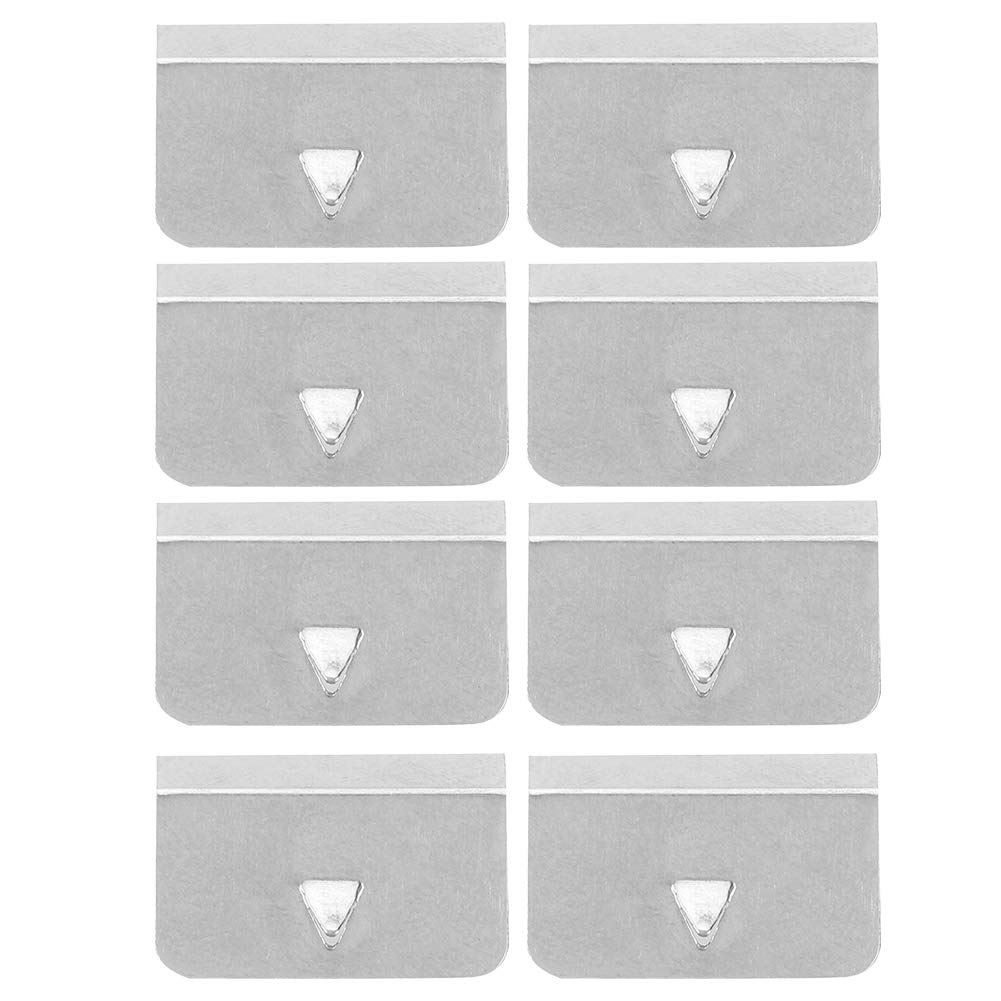 Windabweiser-Clips, Auto-Fenster-Regenschutz, Auto-Seitenfenster-Visier,Edelstahl-Halte-Befestigungsclip-Set,universelle Halteklammern für Auto-Sonnenschutz,Wind und Regenabweiser (8 Stück) von plplaaoo