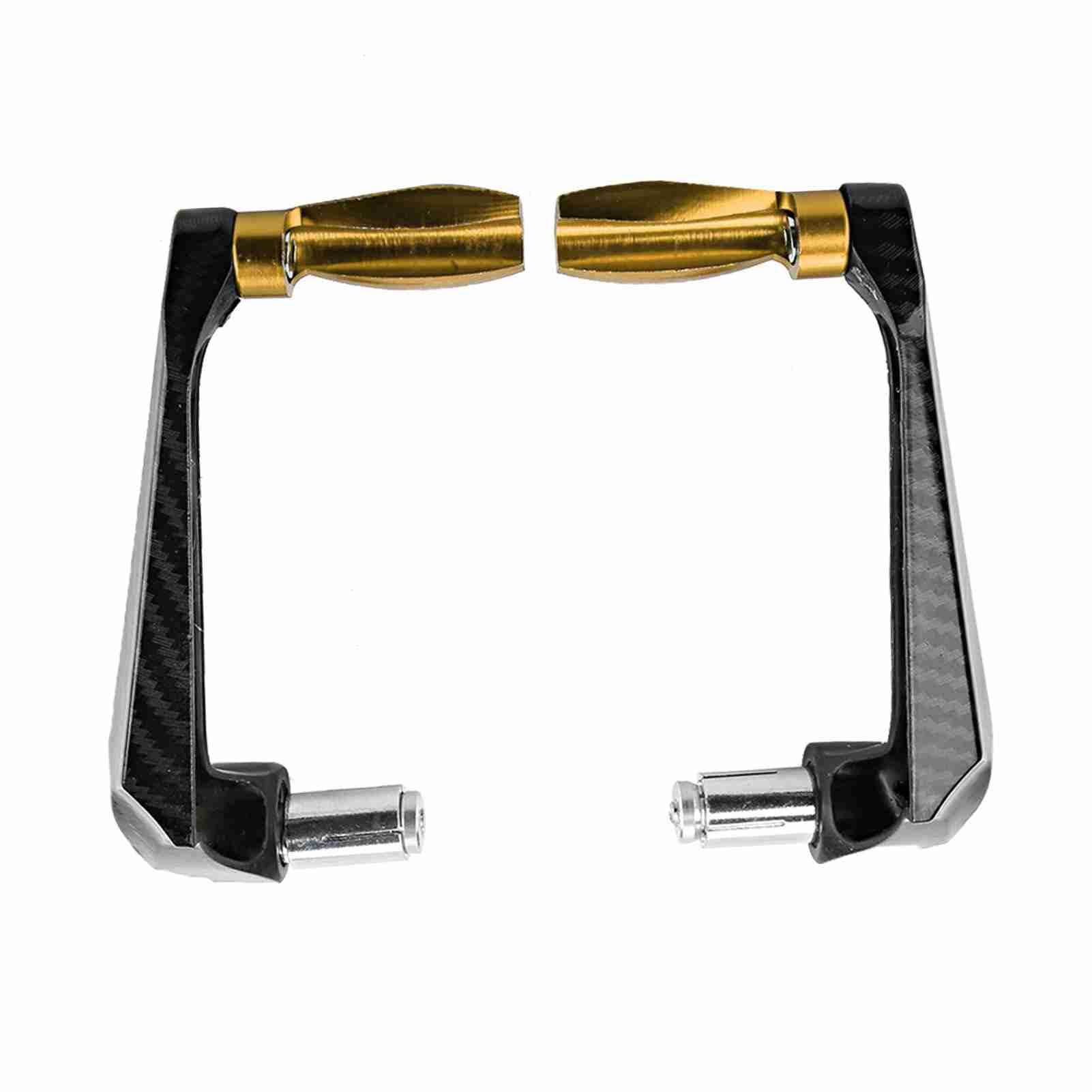 plplaaoo Roter Universal-Motorrad-Lenkerschutz, Bremslenkerschutz, 7/8 Universal-Aluminiumlegierungs-Motorrad-Lenker-Bremsschutz, hohe Empfindlichkeit für Motorräder und E-Bikes (Gold) von plplaaoo