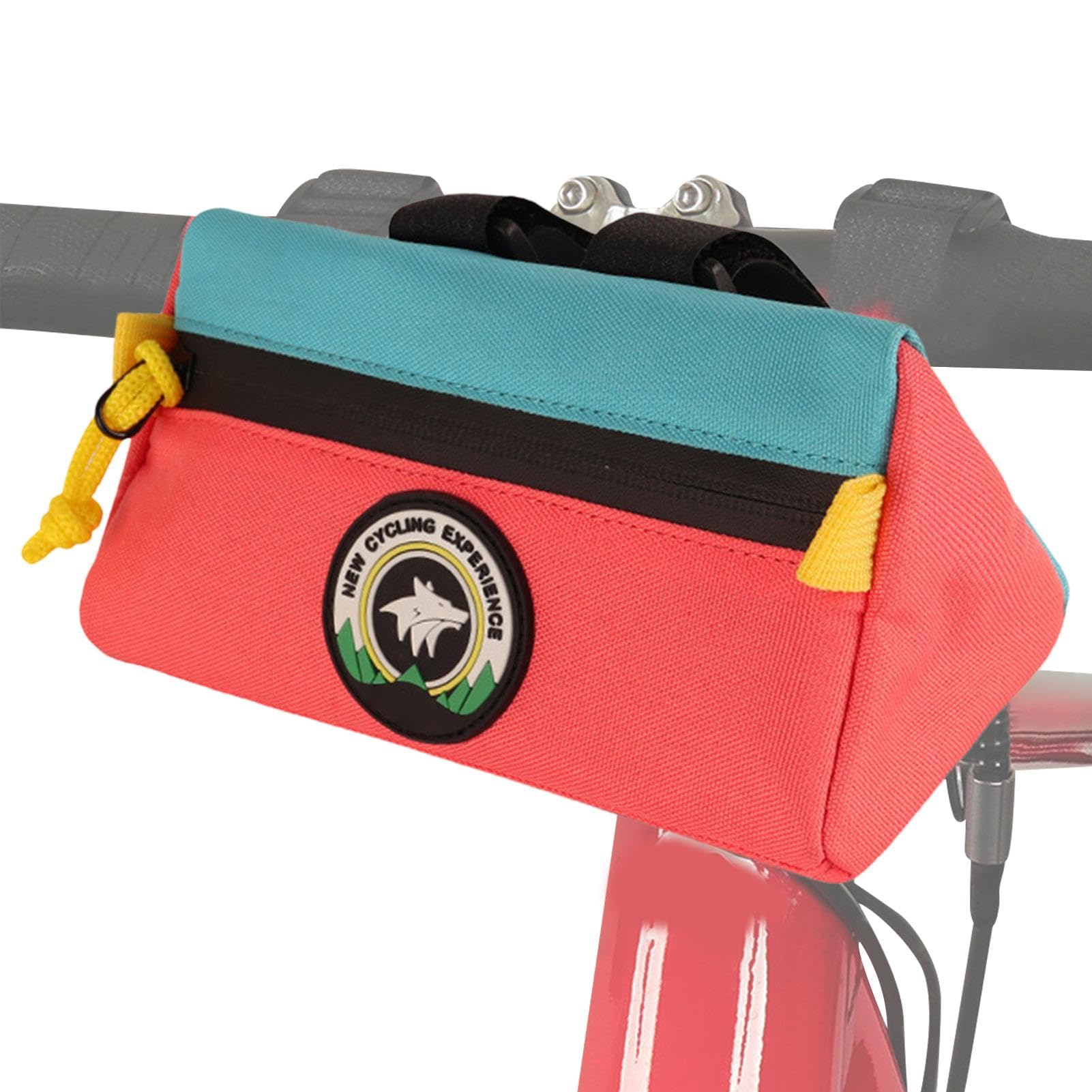 plsyyuw Fahrradtasche,Fahrradlenkertasche - 1L Fahrrad-Aufbewahrungstasche - Umhängetasche, Fahrrad-Vorderrahmen-Aufbewahrungstasche für Rennrad, Mountainbike, Roller von plsyyuw