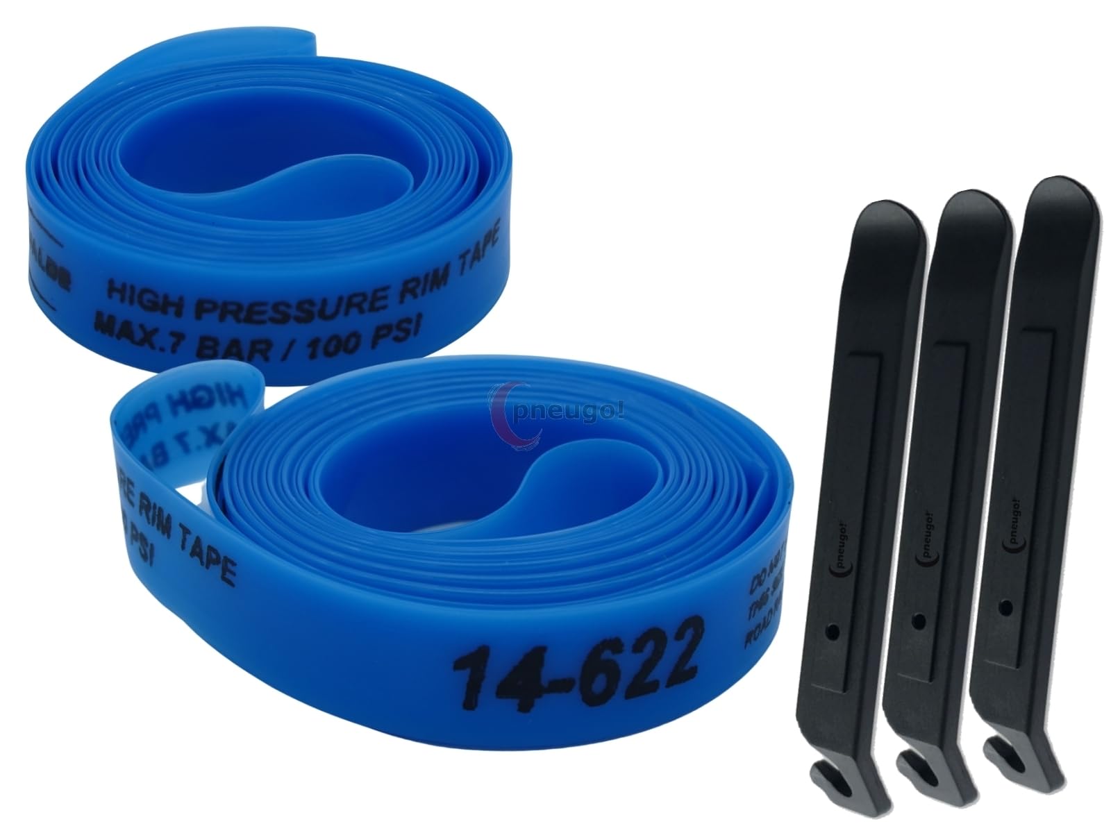 pneugo! Set 2 x Schwalbe Felgenband Super HP + 3 Reifenheber (28 Zoll 14-622 (B: 14mm D: 622mm)) von pneugo!