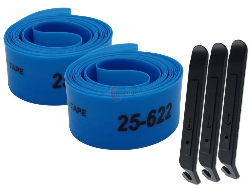 pneugo! Set 2 x Schwalbe Felgenband Super HP + 3 Reifenheber (28 Zoll 25-622 (B: 25mm D: 622mm)) von pneugo!