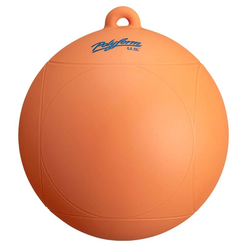 polyform WS-1 Orange WS Series Wasser-Skiboje – 20,3 x 21,6 cm, Orange von polyform