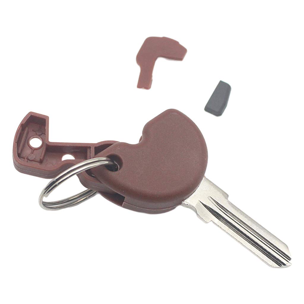 prasku Blank Key + Chip Ersatz für Piaggio Vespa von prasku