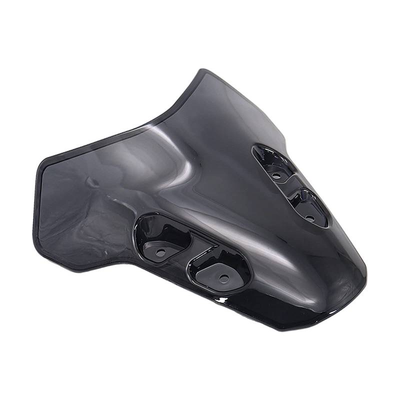 prasku Motorrad Windschutzscheibe Luftstrom Windabweiser für Yamaha MT-07 2021 Motorrad vor Wind schützen - Schwarz von Tnarru