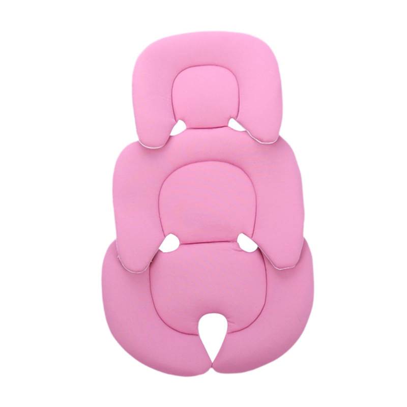 predolo Kinderwagenkissen, Kinderwagenkorb Sitzinnenteil, Bequemes, Atmungsaktives, Gemütliches Sitzpolster für Kinderwagen, Kinderwagen, Baby Hochstuhl, Rosa von predolo