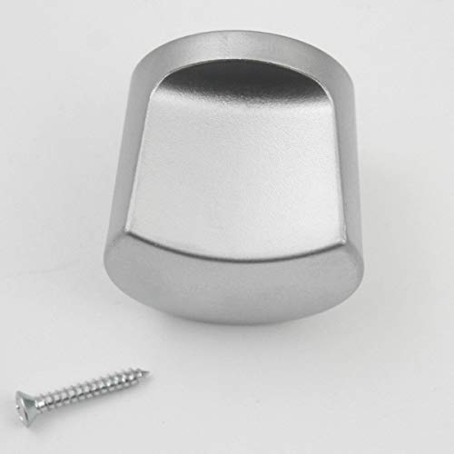 pro-Styling Türgriff / Türknopf / Türklinke Bad Wohnwagen Wohnmobil Caravan Boot Silber, Durchmesser 34,5 mm, Gesamttiefe 36 mm, Innenvierkant 7 mm x 7 mm, Silber, Kunststoff, 100% von pro-Styling