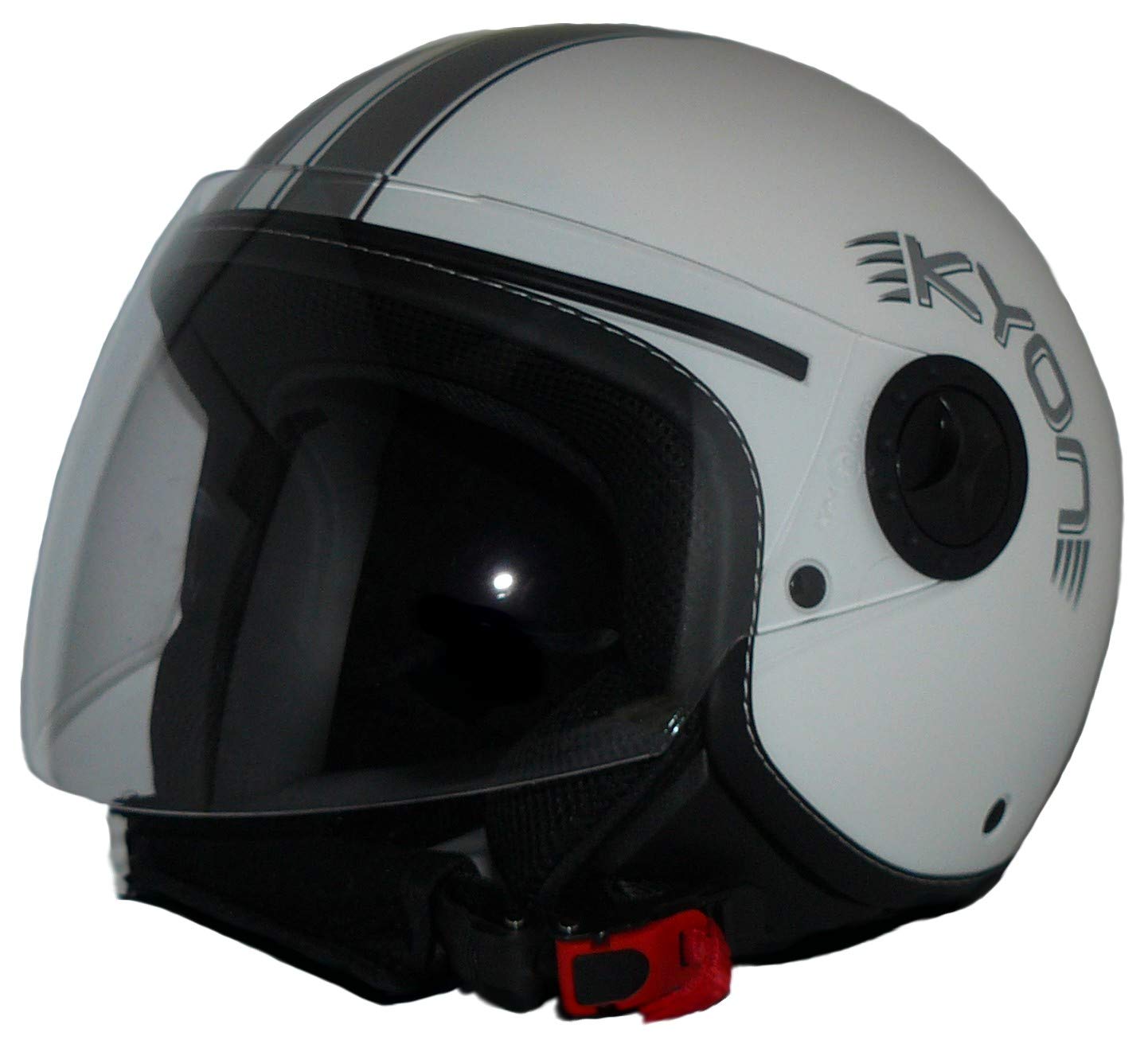 protectWEAR Jethelm Motorradhelm im Pilotendesign H730-WS weiß - XL von protectWEAR