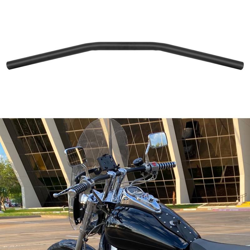 2,5 cm Drag Style Stahl Lenker Drag Bar Dimpled für Sportster 883 1200 Nightster 07-later XL von psler