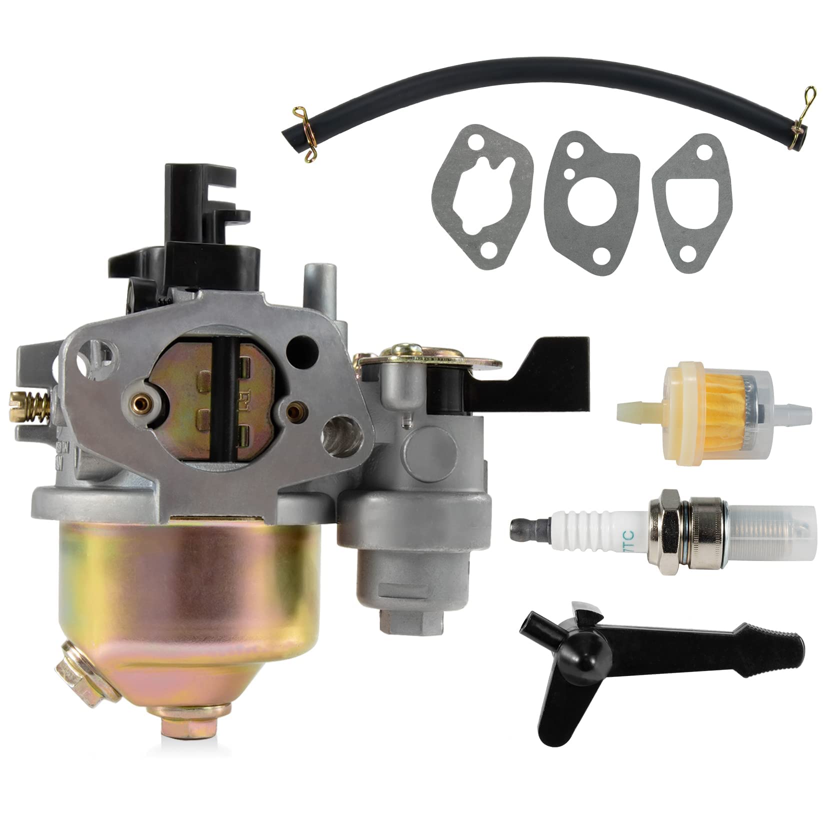 PSLER GX160 Vergaser Kit für GX120 GX140 GX160 GX168 GX200 5HP 5.5HP 6.5HP Motor Ersetzt für 17210-ZE1-517 16100-ZH8-W61 16100-ZH7-W51 gx160 Kit von psler