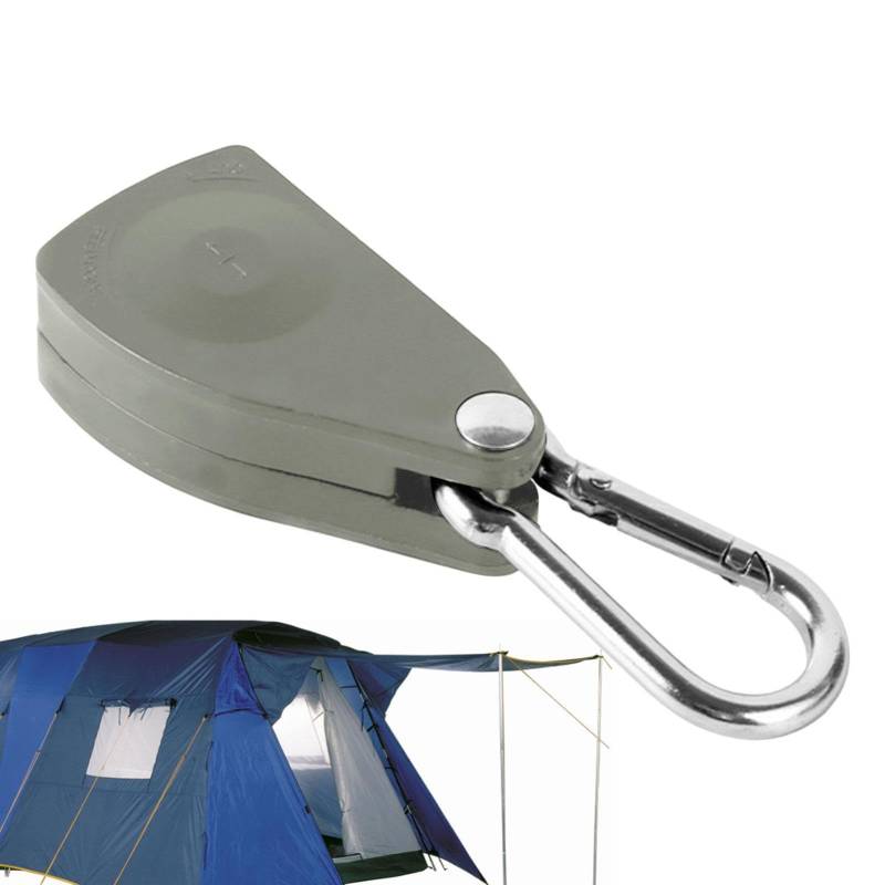 puzzlegame Seilclip-Aufhänger,1/4 Zoll robuste, verstellbare Seil-Ratschenaufhänger für Grow Light | Metall-Innenzahnräder, Ratschen, leichter Seilaufhänger, robust für Camping, große Zelte, im Freien von puzzlegame