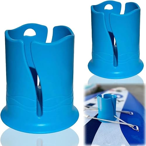 Paddle Board Drink Holder, Kayak Drink Holder, Paddle Board Accessories, Outdoor Explorer Traveler's Fishing Kayak Accessories (2PCS Blue) von qwqplus