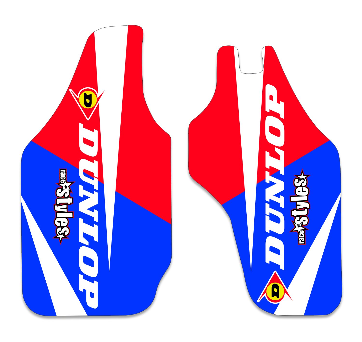 Aufkleber passend für Honda CRF CR 250 450 Gabelprotektoren Dekor Sticker Decals Vinyl von race-styles