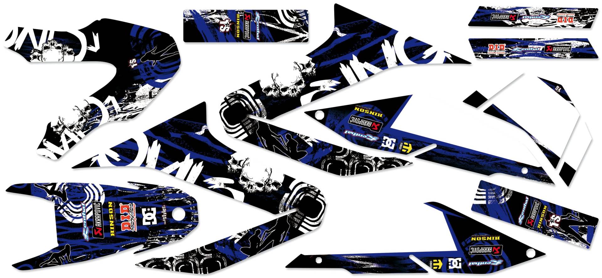 race-styles Aufkleber kompatibel mit Yamaha WR 125R Premium Factory DEKOR Decals Sticker von race-styles