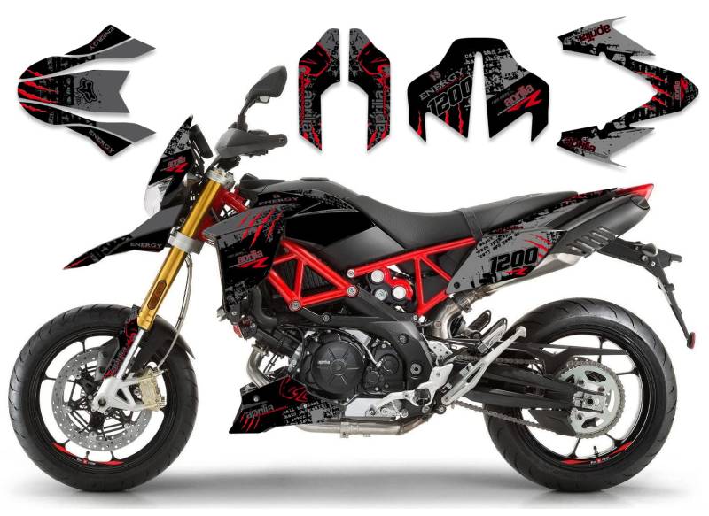 race-styles DEKOR kompatibel mit Aprilia Dorsoduro 750 900 1200 2008-2018 | Decals Aufkleber Graphics (1200) von race-styles