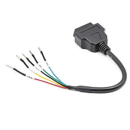 reamhome 16 Polige OBD OBD2 Buchse K Leitung CAN Leitung Jumper Tester Anschluss Kfz Diagnose VerläNgerungs Kabel Kabel Pigtail von reamhome