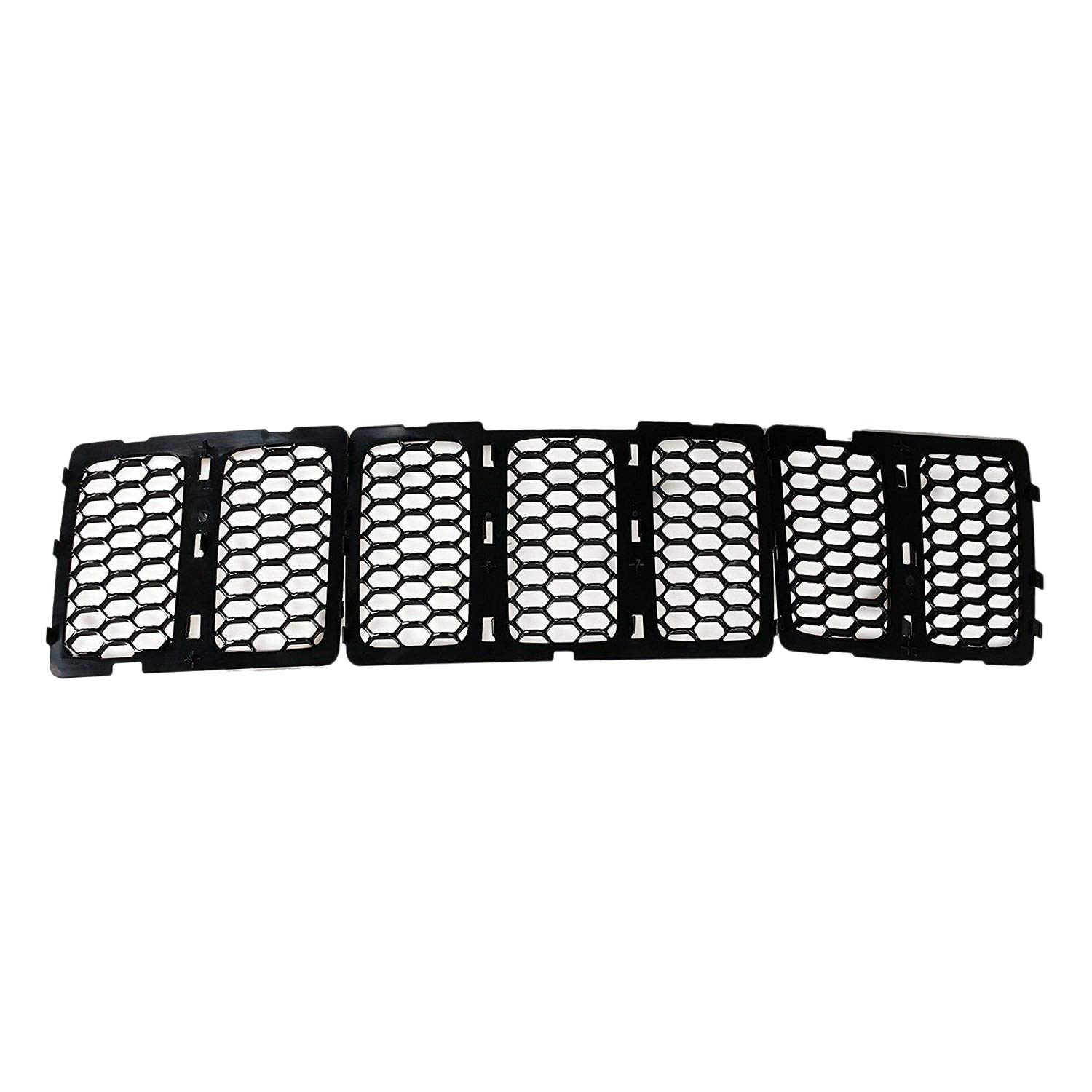 reamhome Auto Schwarz Frontgrill EinsäTze Trim Mesh Kit für Grand 2014-2016 von reamhome