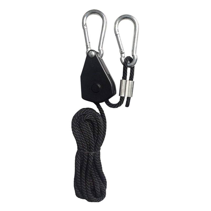 Rope Ratchet Seil Ratsche Mit Haken, 136 Kg (3000 Pfund) Einstellbare RatchetRatchet Seil Flaschenzug Umlenkrolle Aufhänger Rope Ratchet Seilratsche Für Verstellbarer Rolls Hängende Pflanzenlampe Zimm von rebirthesame