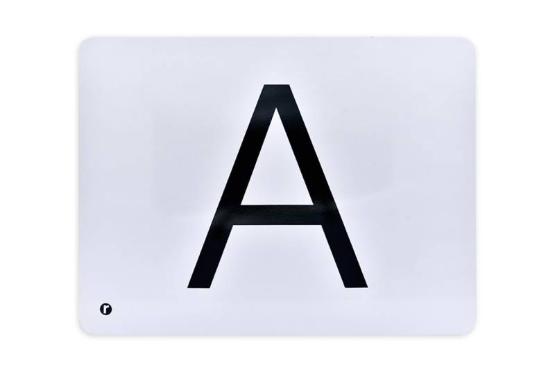 reflecto A-Tafel starr | A-Schild für Abfalltransport aus Aluminium | 1 mm Stärke | mit oder ohne Kantenschutz | 400x300 mm | Warntafel Abfalltafel Abfallschild LKW (ohne Kantenschutz) von reflecto