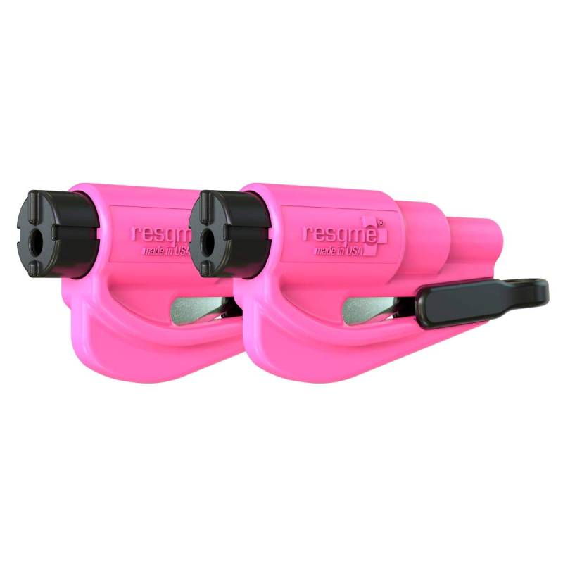 ResQMe GBO-RQMTWIN-PINK Das Rettungswerkzeug als Schlüsselanhänger, Rosa (Pink), 2er-Set von resqme