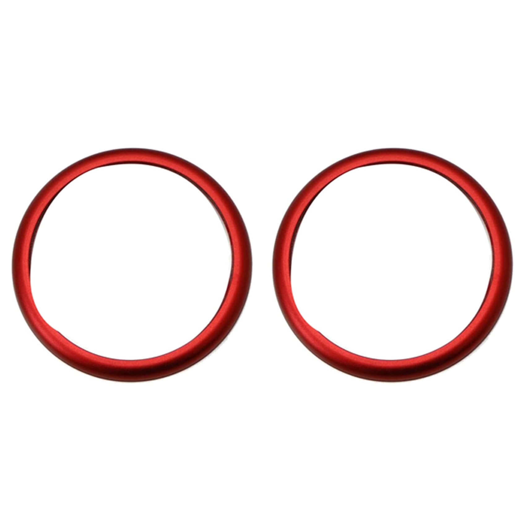 rieder 2X Rot Aluminium Ring Mittel Konsole IDrive Multimedia Kontroller Knob Ring für 1 2 3 4 5 6 7 Series X3 X4 X5 X6 von rieder