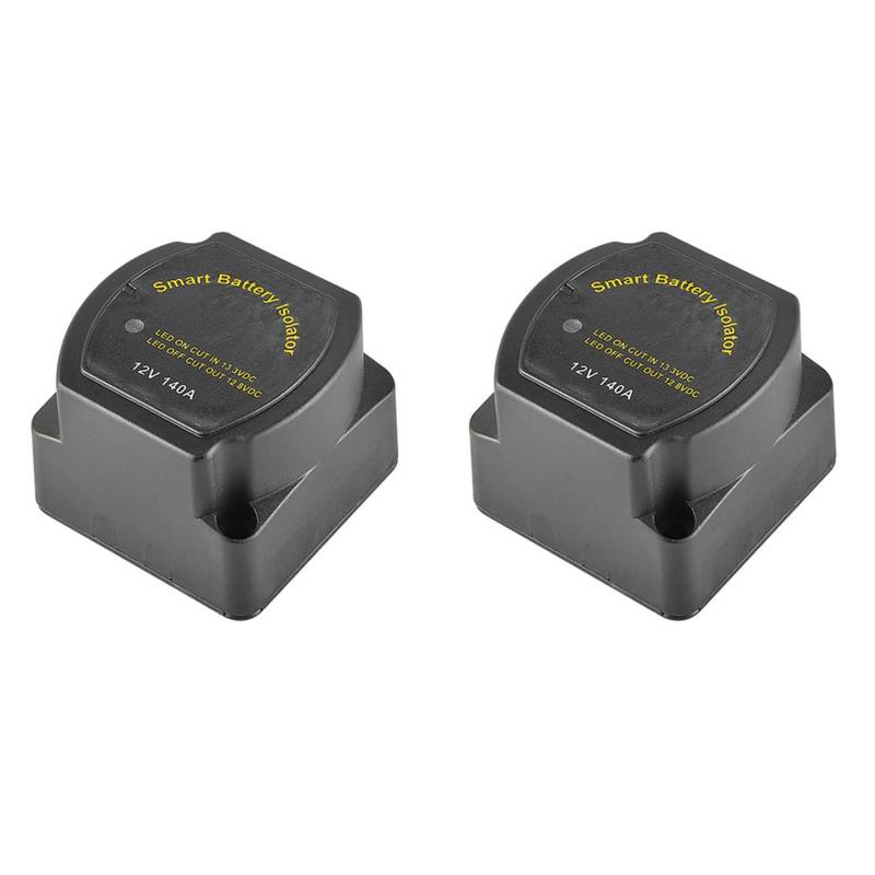 rieder 2X Sensibles Relais für Intelligente Isolatoren mit 12 V und 140 Ampere und Doppel Batterie Speziell für ATV, UTV, Boote und Wohnmobile Entwickelt von rieder