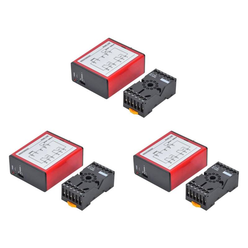 rieder 3X 110B Fahrzeugdetektor AC220V Einkanaliger Induktiver Fahrzeugschleifendetektor für Autoparkplatzzugangskontrolle Car von rieder