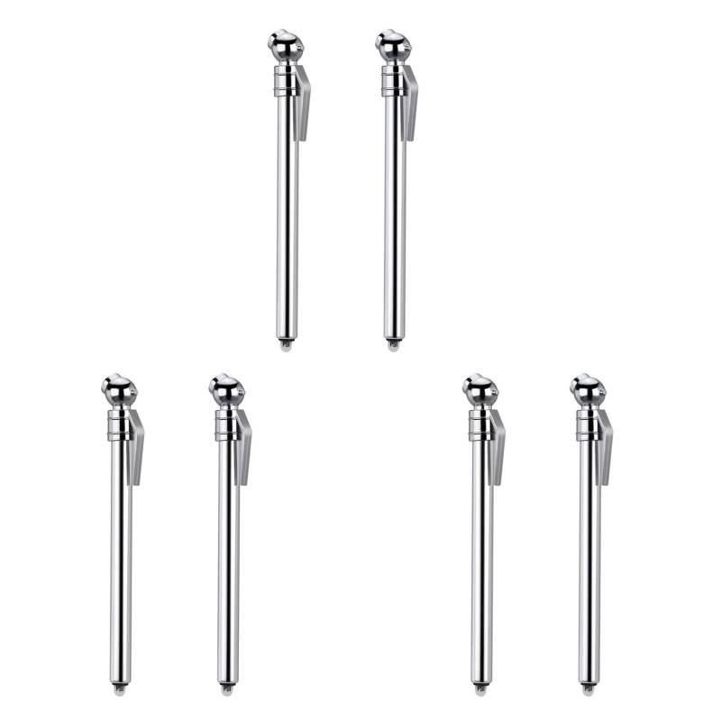 rieder Reifen Prüfgeräte Reifen Druck Prüfgeräte, Stift Form, 6Er Pack von rieder