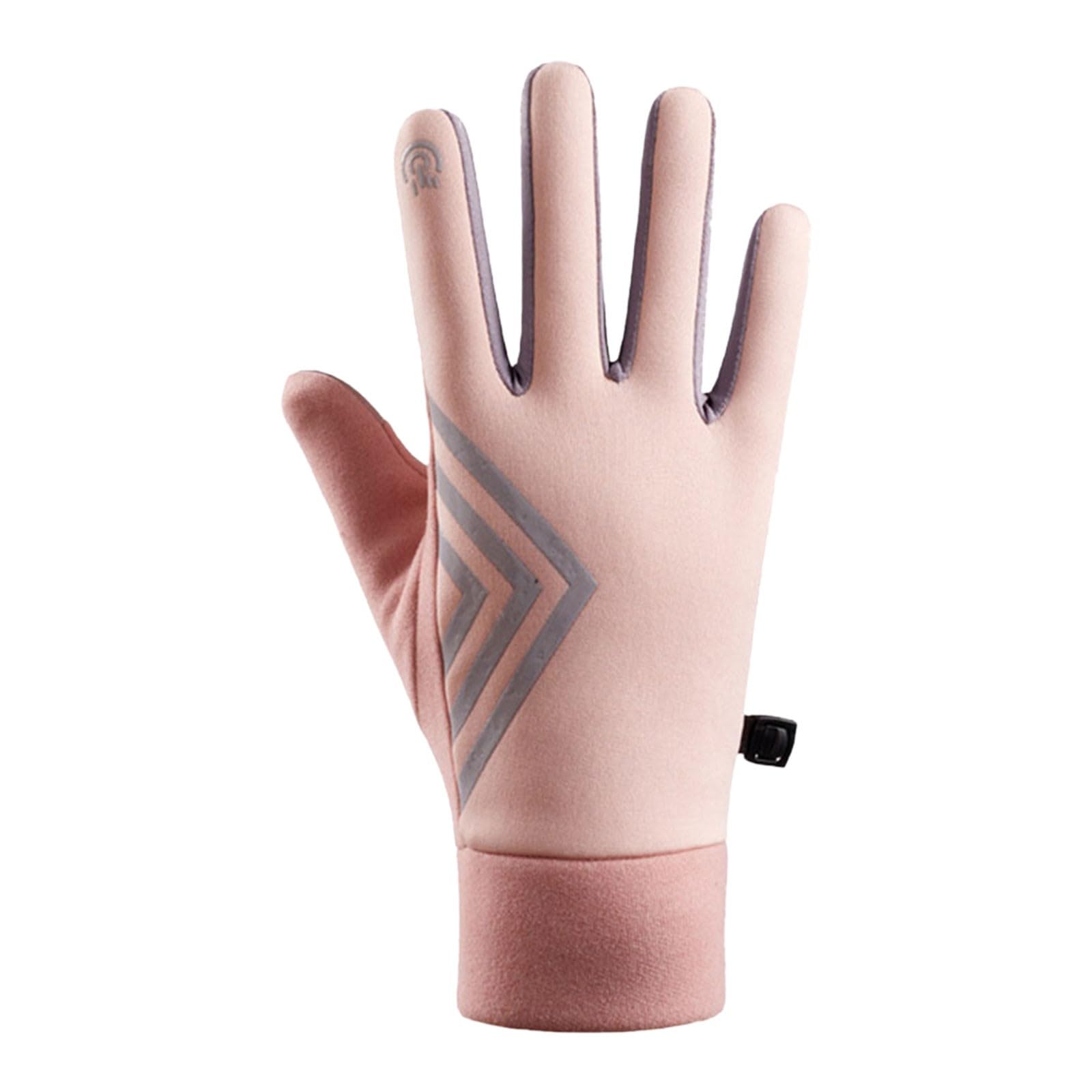 riou Netz Armstulpen Schwarz Winter Damen Fingerlose Gestrickte Warme Halbfinger Wollhandschuhe Schal Schwarz (Pink, One Size) von riou