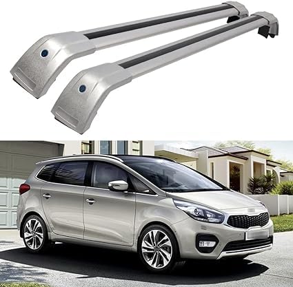 für KIA Carens IV 2013-2019 Auto Universal Aluminium-Gepäckträger,langlebige einstellbare Verriegelung Anti-Diebstahl-Design.,C/ von rjvkd