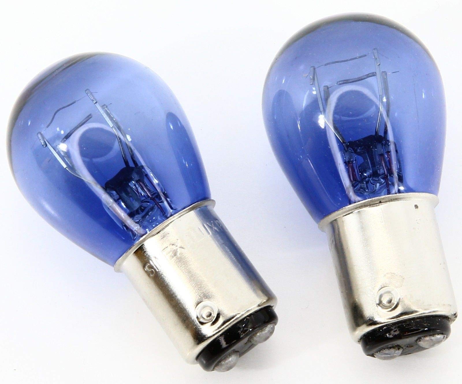 rm-style 2 x BAY15D Lampe Glühbirne 12V blau 21 5 Watt Xenon weiß Standlicht Tagfahrlicht von rm-style