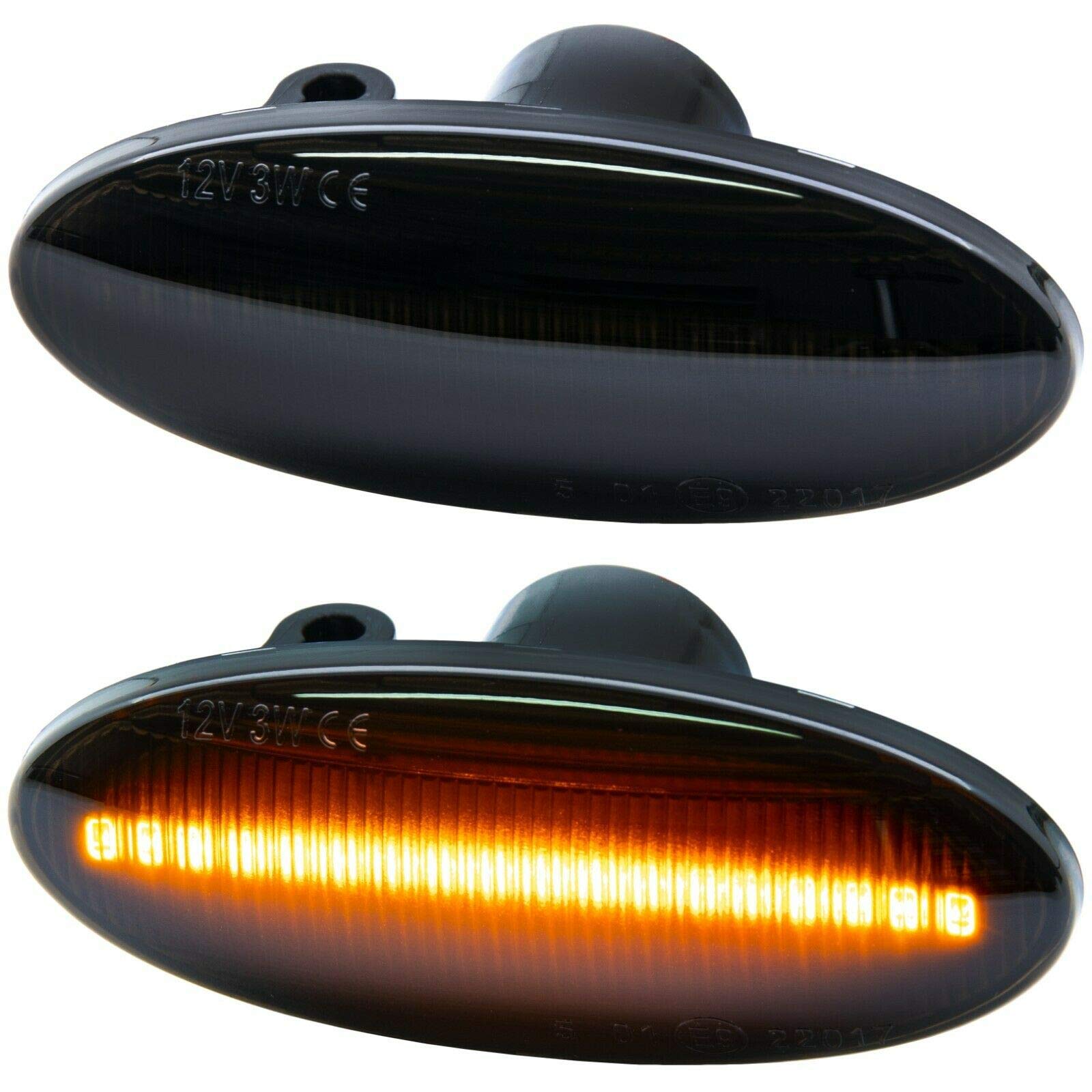 rm-style LED SEITENBLINKER schwarz Smoke [7810-1] von rm-style