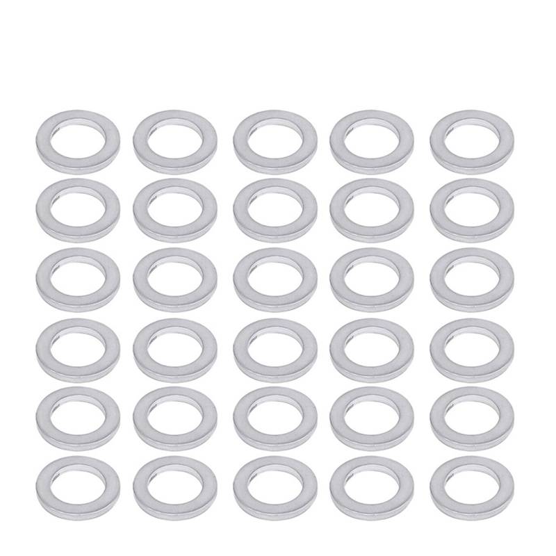 runhuabaihuo 10-100PCS Auto Motor Öl Pan Ölablass Schraube Dichtung Dichtung Ring for 14mm Loch Mutter Aluminium abdichtung Auto Teile(30pcs) von runhuabaihuo