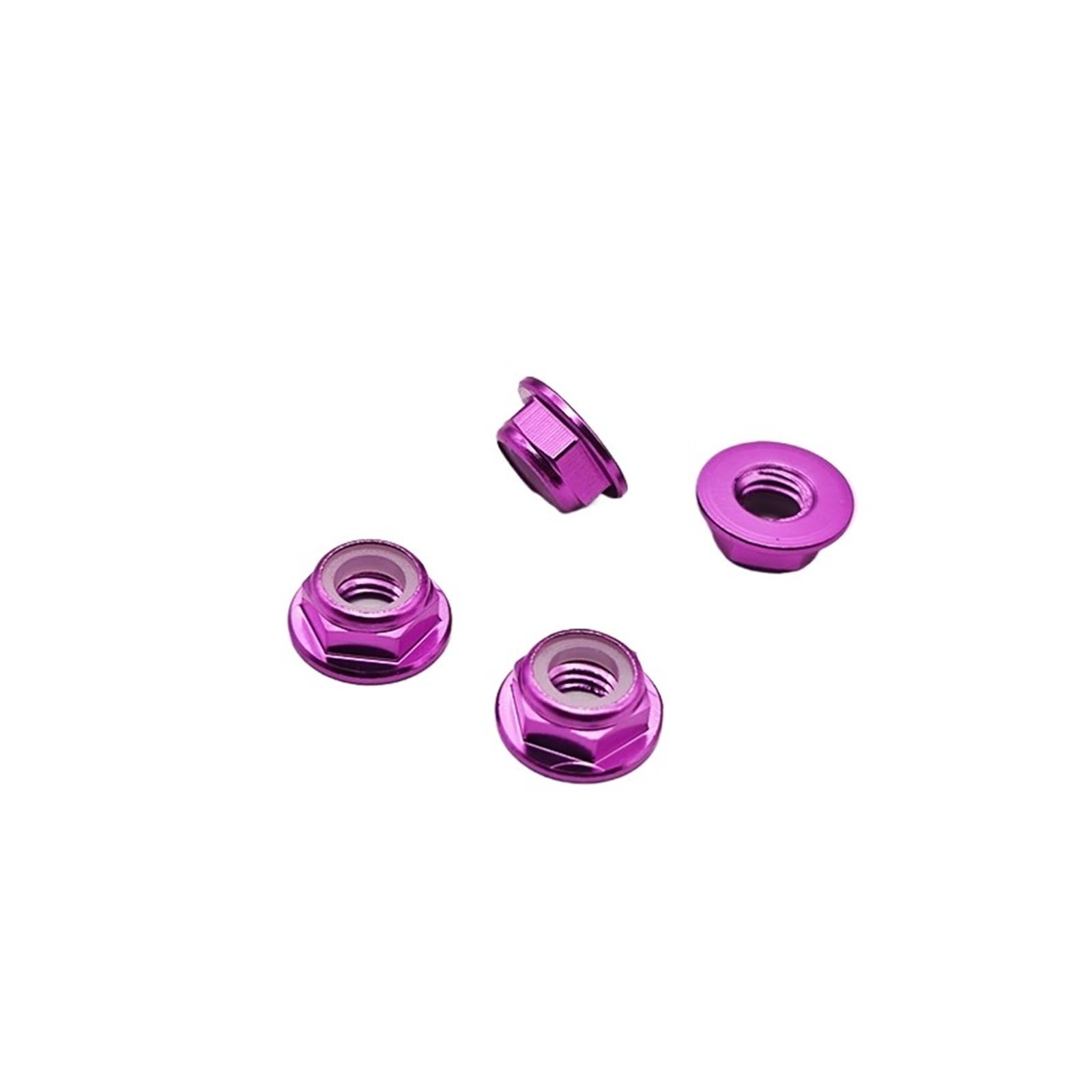 runhuabaihuo 4Pcs M5 Motor Schraube Requisiten Mutter Flansch Mutter Propeller Adapter Release Schlüssel CW CCW Kompatibel Mit RC FPV Racing Drone 2204 2205 2306 Motor(4pcs purple CW) von runhuabaihuo