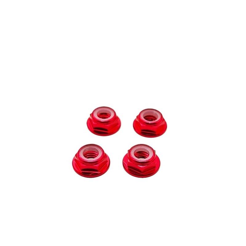 runhuabaihuo 4Pcs M5 Motor Schraube Requisiten Mutter Flansch Mutter Propeller Adapter Release Schlüssel CW CCW Kompatibel Mit RC FPV Racing Drone 2204 2205 2306 Motor(4pcs red CW) von runhuabaihuo