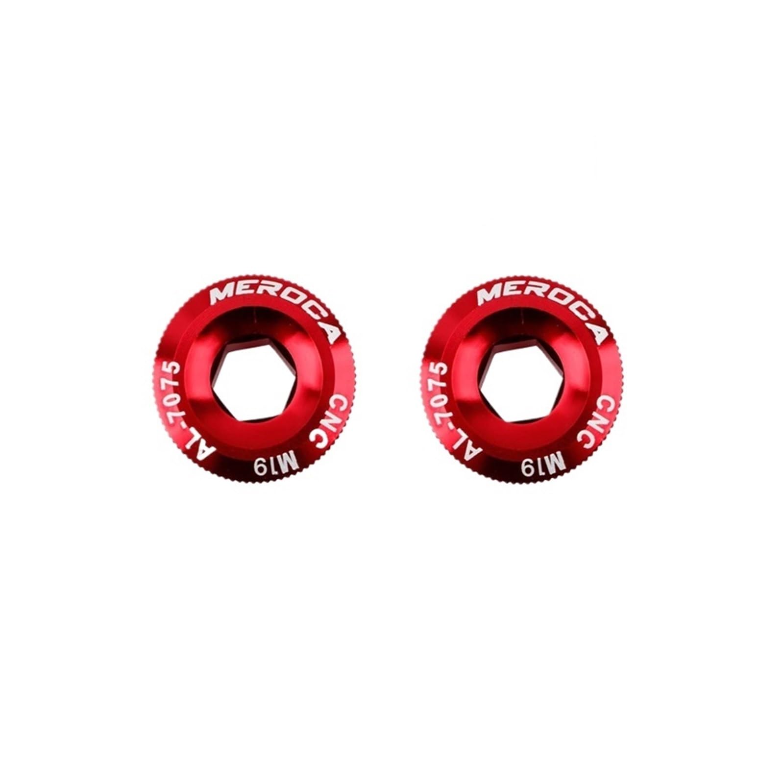 runhuabaihuo Fahrrad Kurbel Arm Befestigungs Bolzen Kurbelgarnitur Mutter Aluminium Legierung MTB Bike Kurbel Abdeckung Schraubverschluss M18 M19 M20 Bolzen for Kurbel bolzen Kappe(M19 Red 2pcs) von runhuabaihuo