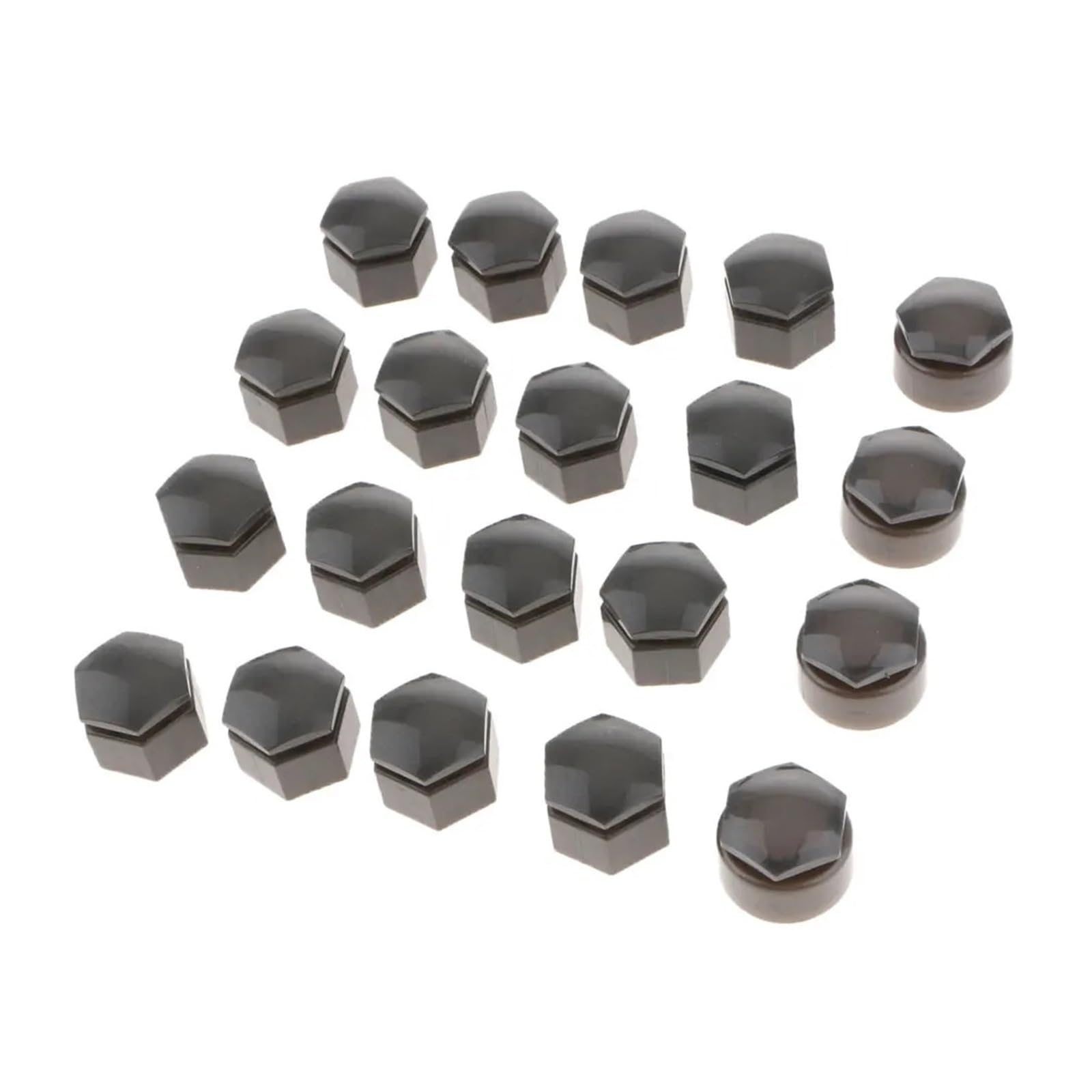 runhuabaihuo Grau 20Pack 19mm Kunststoff Auto Radmutter Schraubenabdeckung Felgen Bolzenkappe Passend von runhuabaihuo