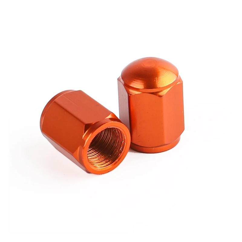 runhuabaihuo Motocross CNC Ventilkappe Dirt Bike Rim Lock Muttern Schrauben Spacer for YZ250F YZ450F WR250R WR450R WR250F WR450F Teil(Orange vent cap) von runhuabaihuo