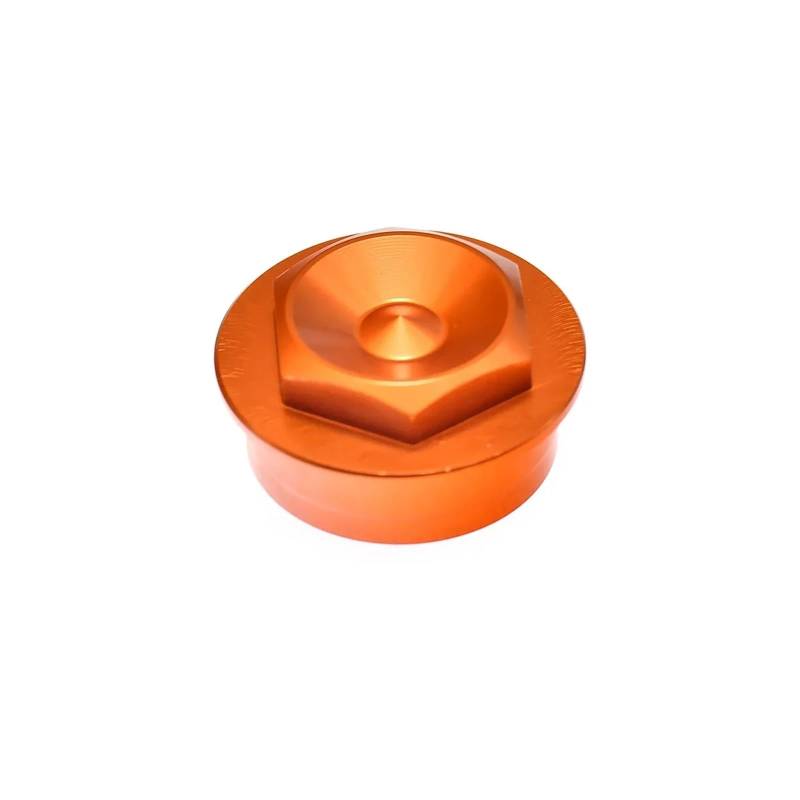 runhuabaihuo Vorder- und Hinterrad-Sicherungsmutter, Bolzen, hinterer Kettenversteller, Achsblock, Radachsmutter, Cocer for EXC XCW TE FE EC(Orange Front Nut) von runhuabaihuo