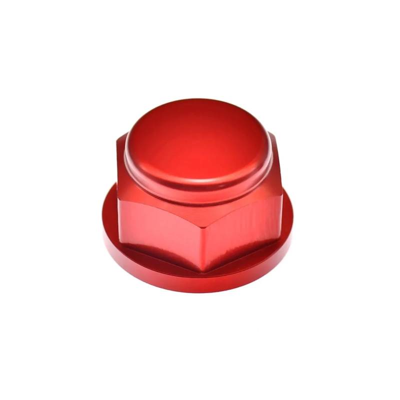 runhuabaihuo Vorder- und Hinterrad-Sicherungsmutter, Bolzen, hinterer Kettenversteller, Achsblock, Radachsmutter, Cocer for EXC XCW TE FE EC(Red Rear Nut) von runhuabaihuo