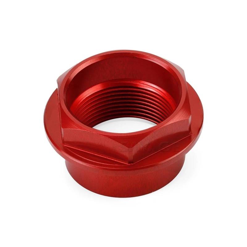 runhuabaihuo Vorderradachse Flanschmutter for Panigale V2 V4 899 959 1199 1299 1098 1198 Diavel 1260 Xdiavel Motorrad Spindelschraube(Red) von runhuabaihuo