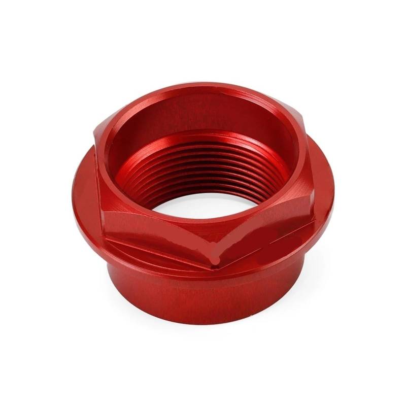 runhuabaihuo Vorderradachse Flanschmutter for Panigale V2 V4 899 959 1199 1299 1098 1198 Diavel 1260 Xdiavel Motorrad Spindelschraube(Volcano red 24V) von runhuabaihuo